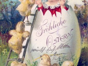 Kind im Osterei